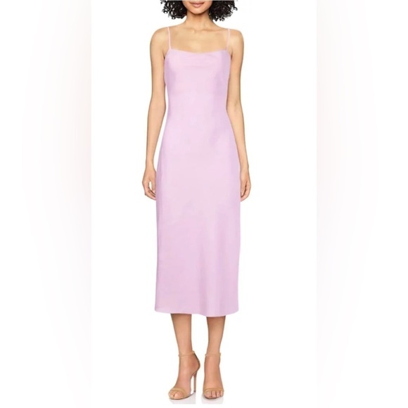 Astr The Label Nwt Bonita Slip Summer Dress In Pink Sz M - Picture 5 of 8